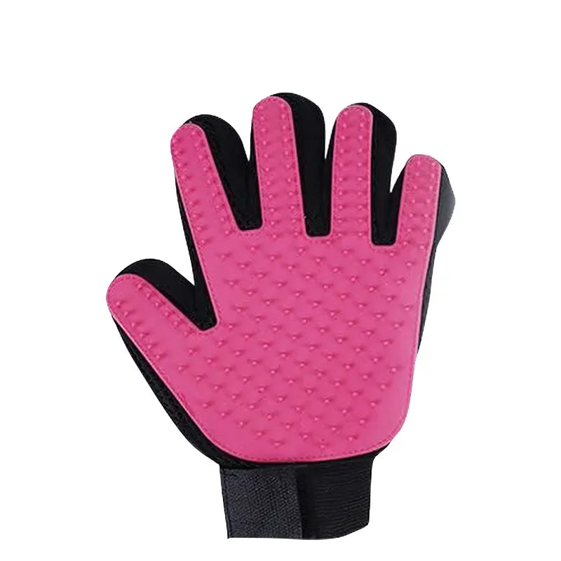 Pet Grooming Gloves - Deshedding & Massage Brush for Cats & Dogs