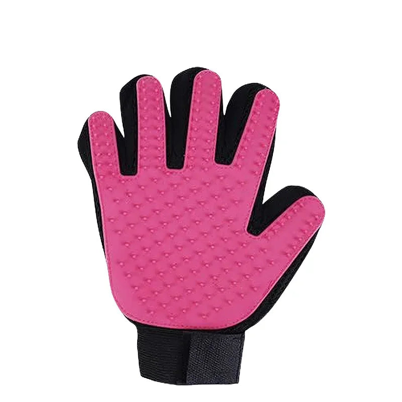 Pet Grooming Gloves - Deshedding & Massage Brush for Cats & Dogs