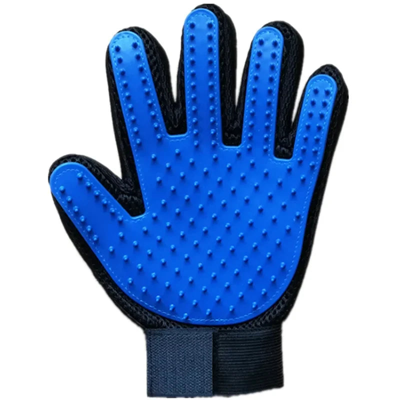 Pet Grooming Gloves - Deshedding & Massage Brush for Cats & Dogs