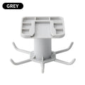360° Rotating Kitchen Utensil Hooks - No-Drill Adhesive Rack