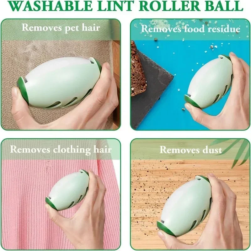 Reusable Washable Lint Roller - Pet Hair & Clothes Cleaner