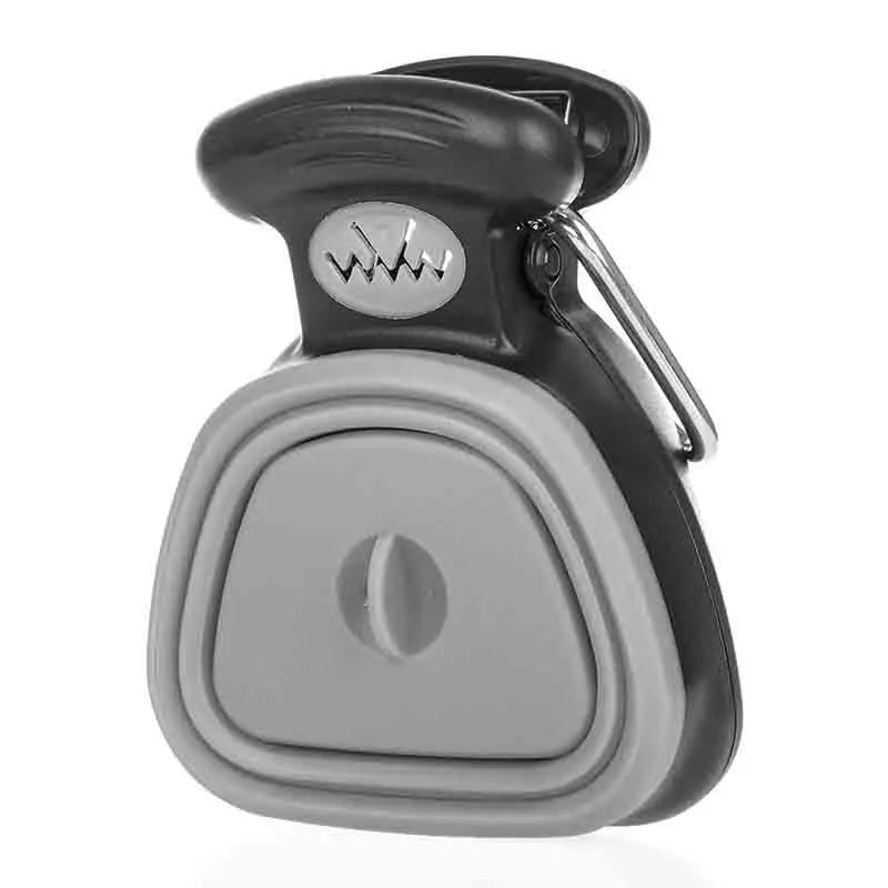 Foldable Dog Poop Scooper with Waste Bags - Portable Pick-Up Tool