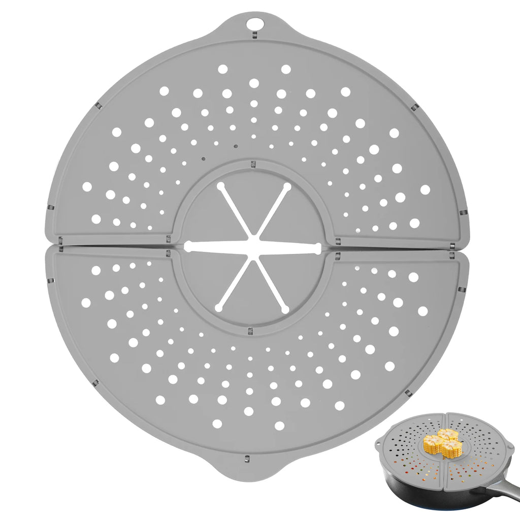 Silicone Splatter Screen - Heat Resistant Oil Splash Guard