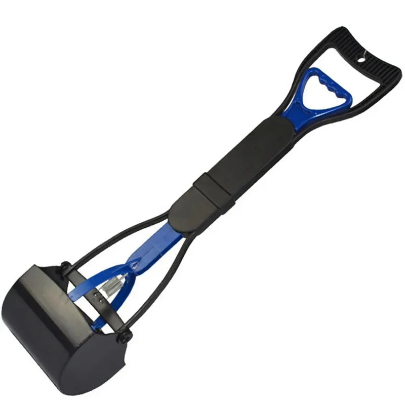 Foldable Long Handle Dog Poop Scooper - Jaw Pick-Up Tool