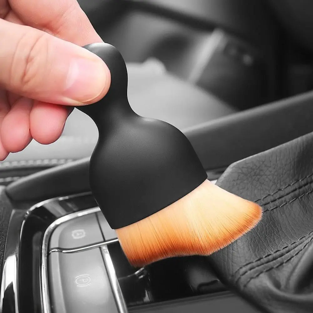 Car Interior Soft Brush - Vent & Crevice Dust Cleaning Tool