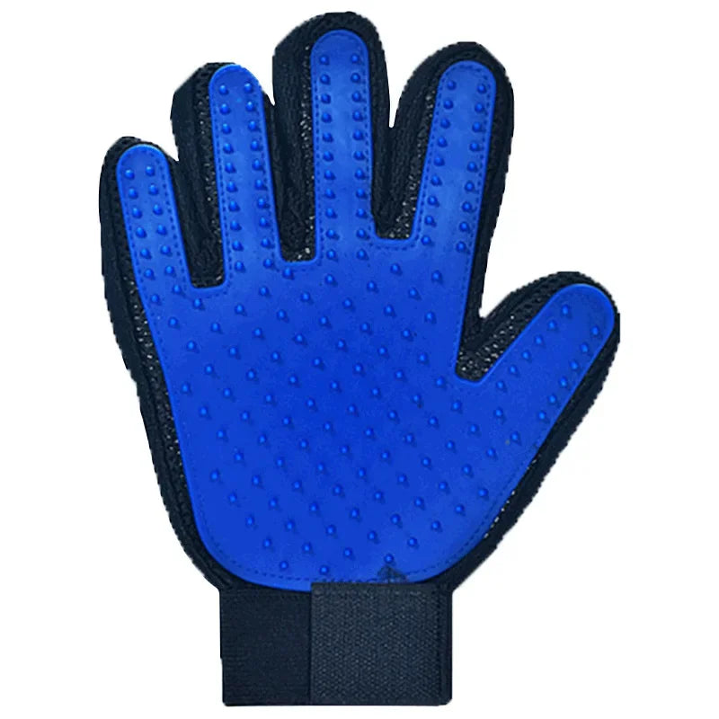 Pet Grooming Gloves - Deshedding & Massage Brush for Cats & Dogs