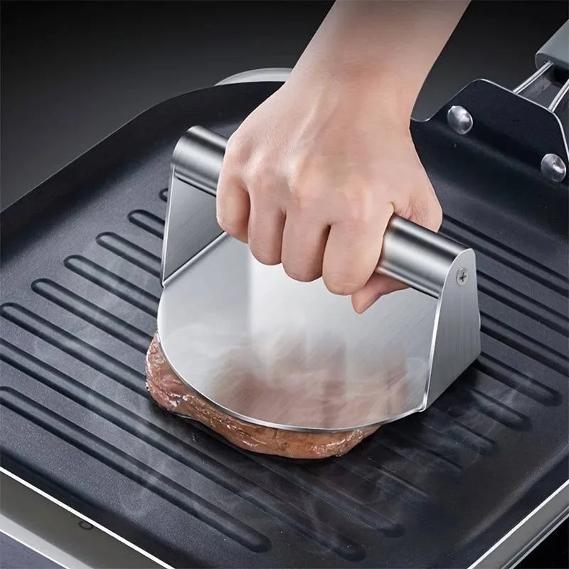 Stainless Steel Smash Burger Press - Perfect Patties Maker