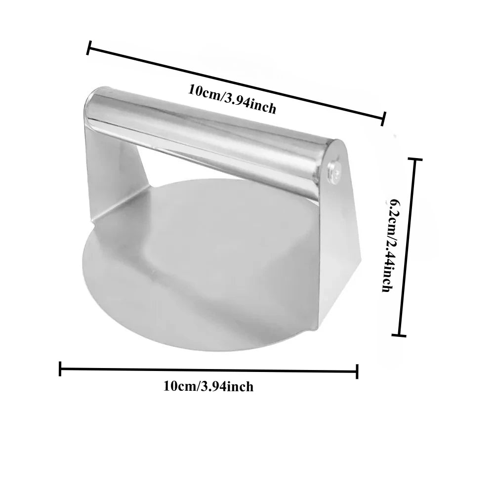 Stainless Steel Smash Burger Press - Perfect Patties Maker
