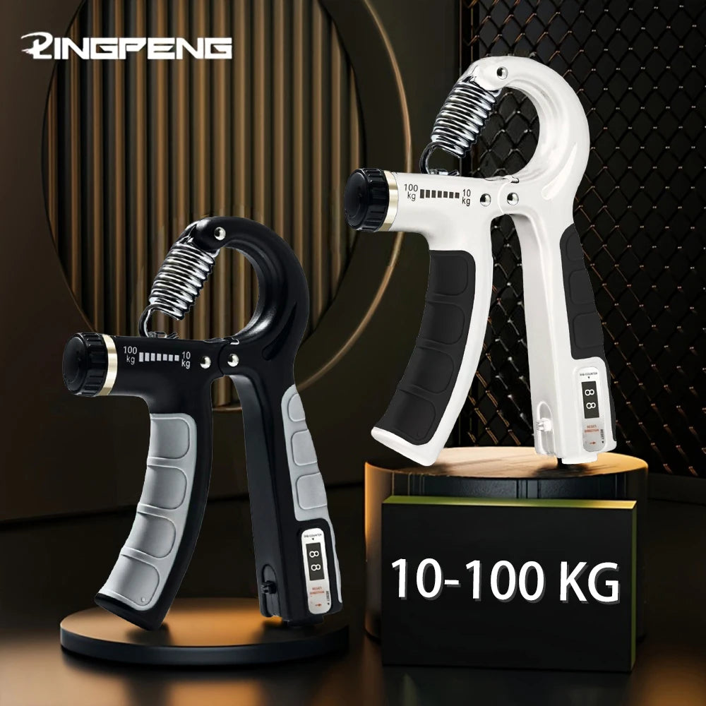 Adjustable Hand Gripper 10-100Kg - Wrist & Finger Strength Trainer