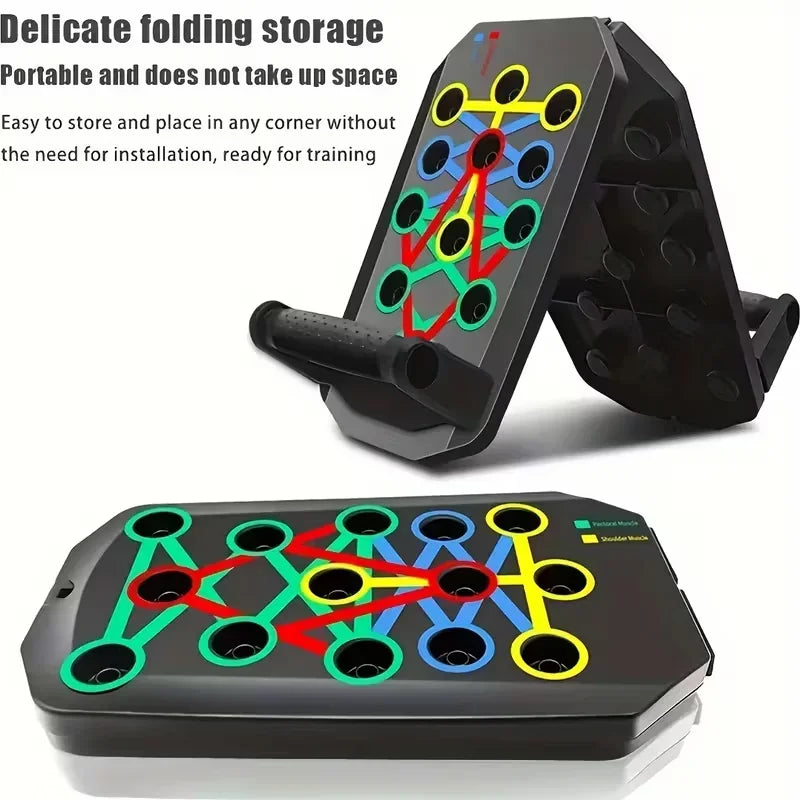 Portable Foldable Push Up Board Set - Home Workout