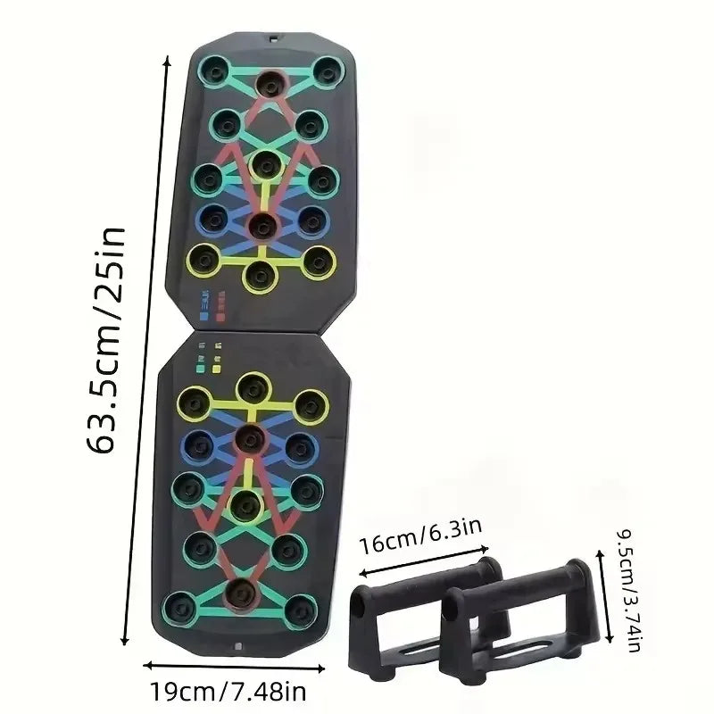 Portable Foldable Push Up Board Set - Home Workout