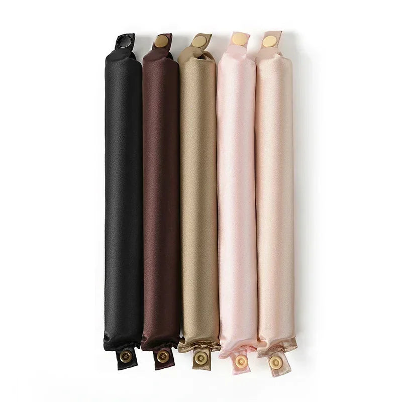 Heatless Curling Ribbon Headband - Soft Flex Rod for Overnight Curls