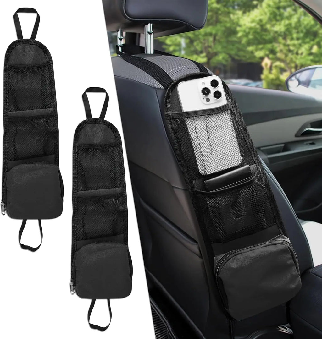Car Seat Side Storage Organiser with Water Bottle Holder