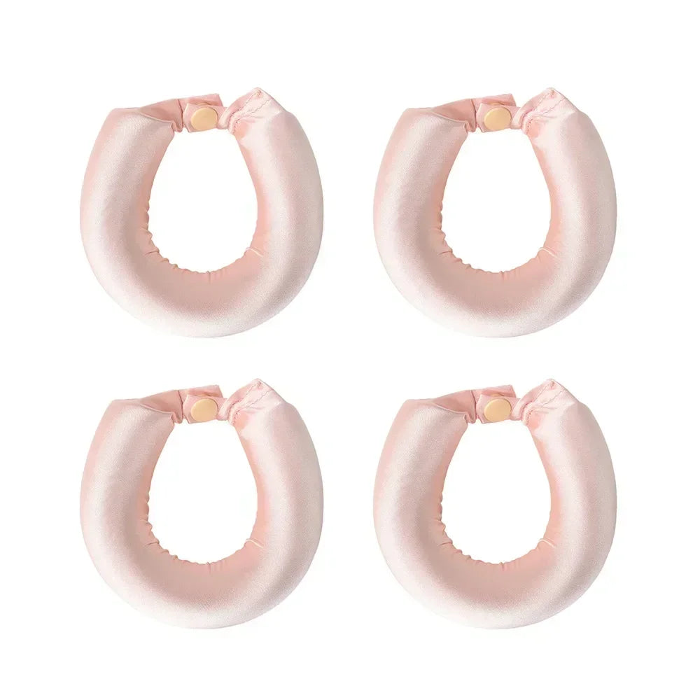 Heatless Curling Ribbon Headband - Soft Flex Rod for Overnight Curls