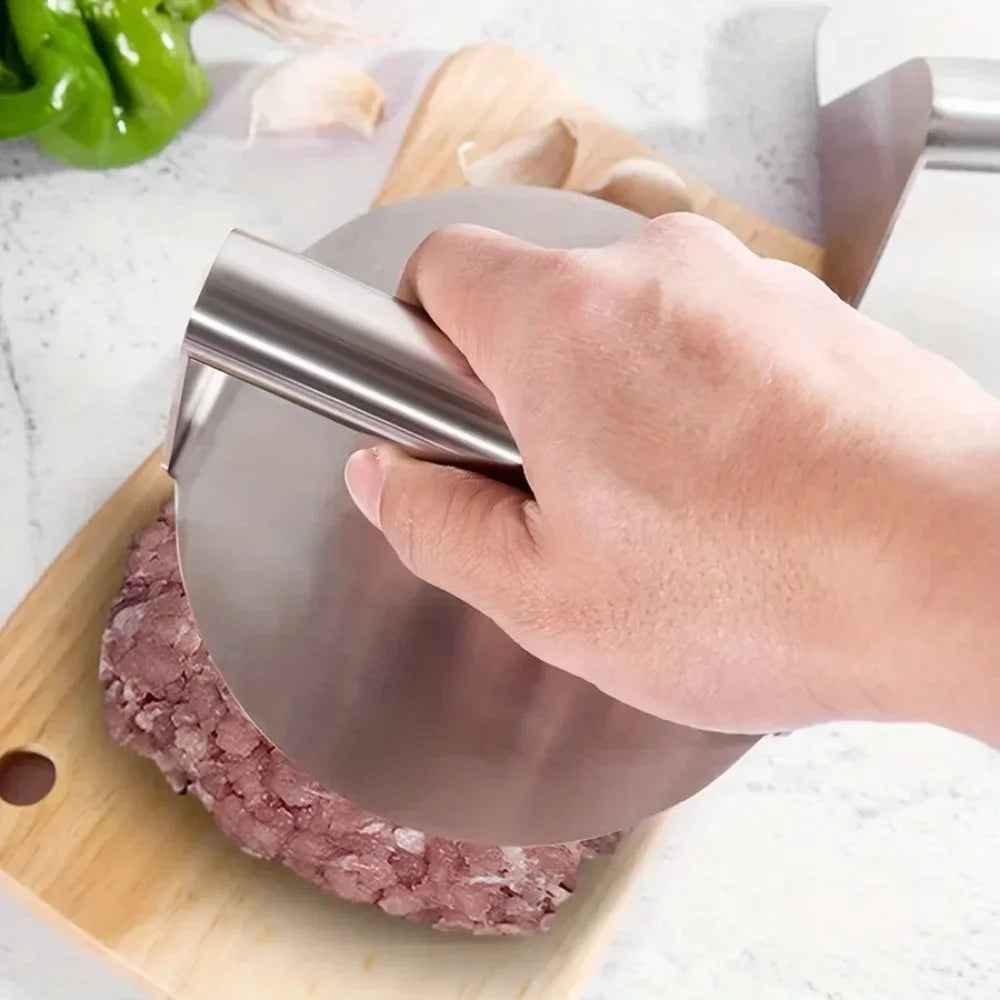 Stainless Steel Smash Burger Press - Perfect Patties Maker