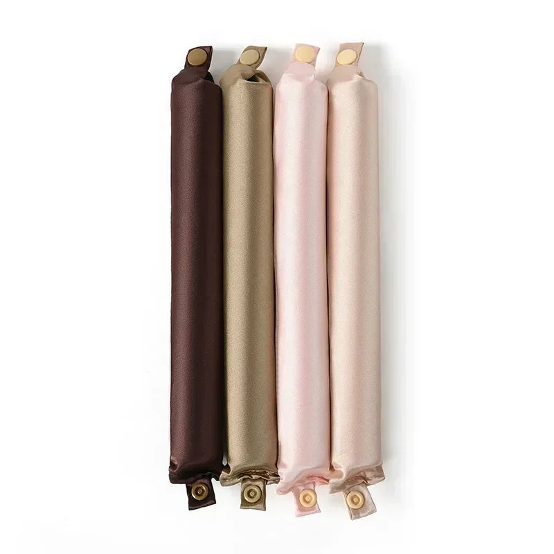 Heatless Curling Ribbon Headband - Soft Flex Rod for Overnight Curls