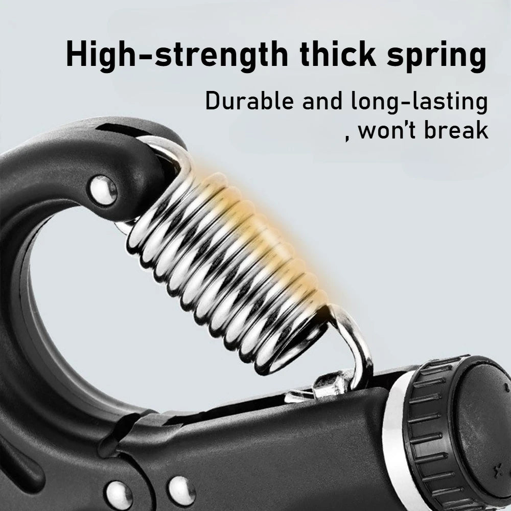 Adjustable Hand Gripper 10-100Kg - Wrist & Finger Strength Trainer